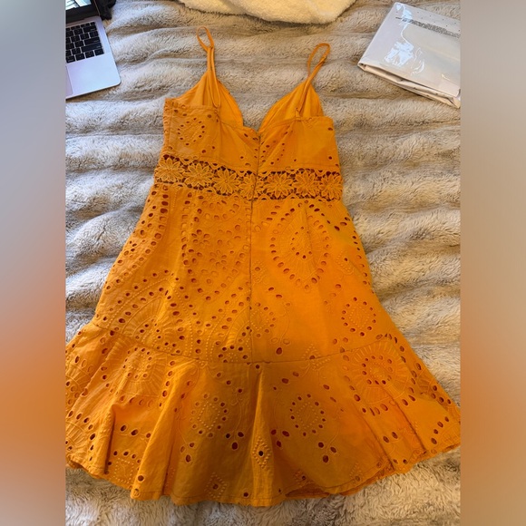 In the beginning light orange dress - Picture 4 of 4